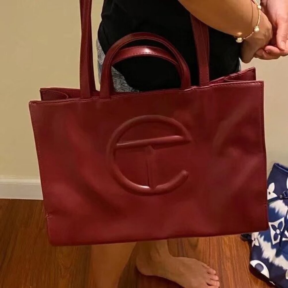 Telfar Medium Burgundy Bag